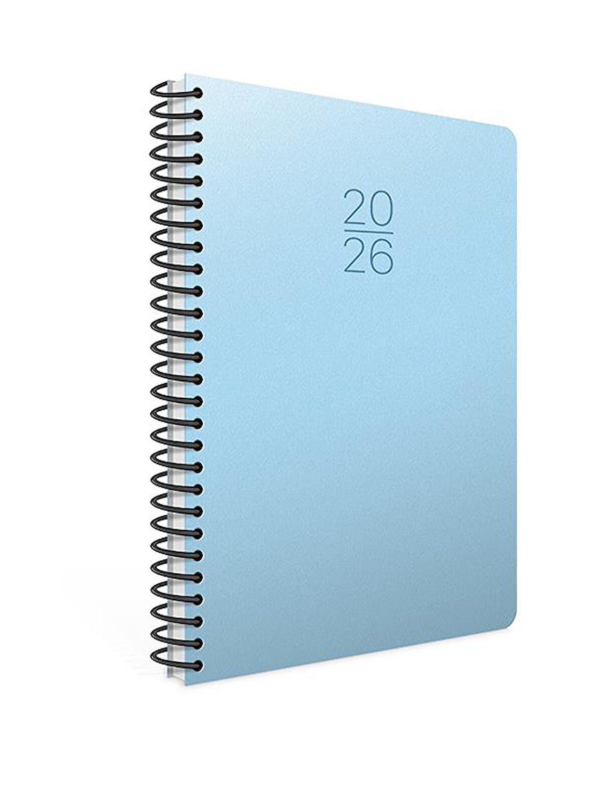 Gıpta 2026 Spiralli Günlük Ajanda 20x28 cm 419-SEK Pastel Mavi