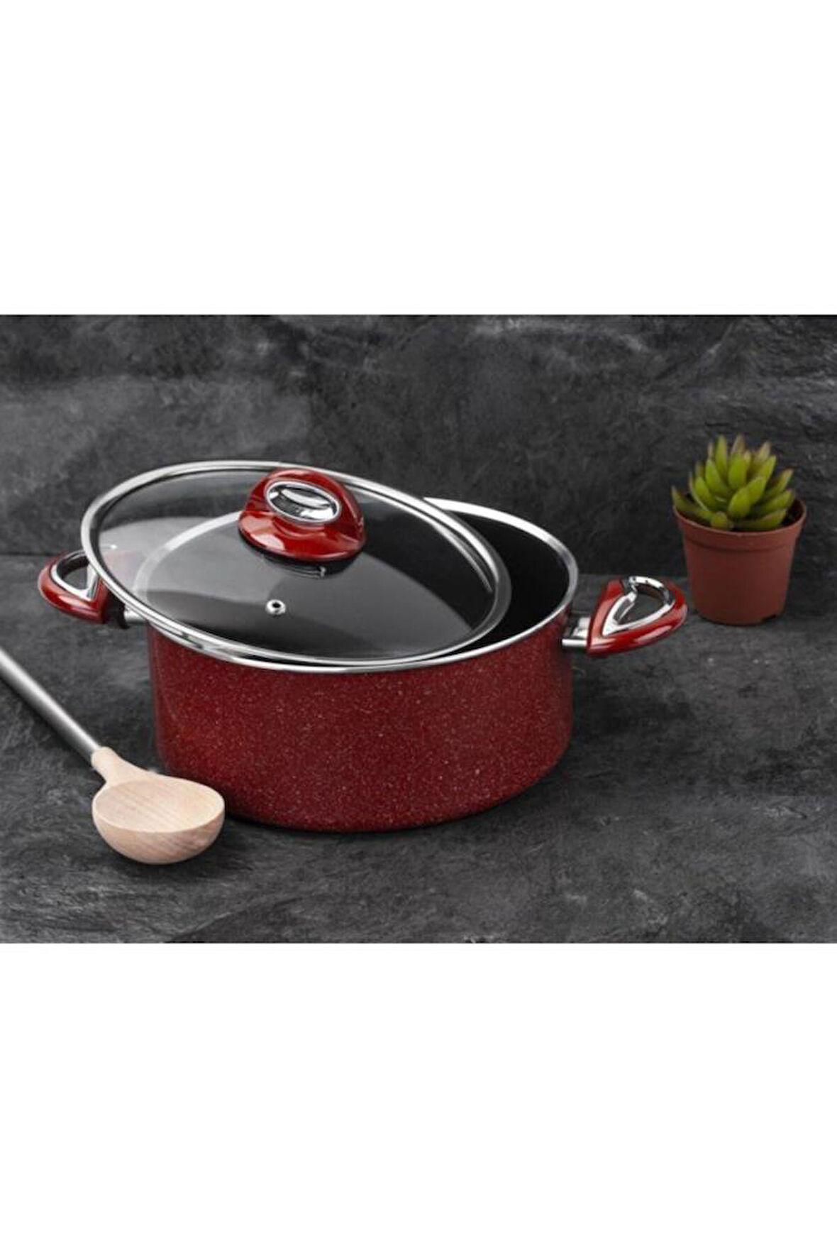 Taç Titan 30 cm Derin Granit Tencere Outlet