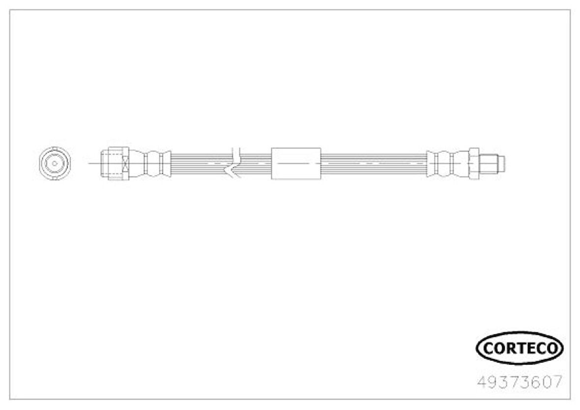 Mercedes Fren Hortumu Arka - Fren Hortumu Arka - Cor 49373607