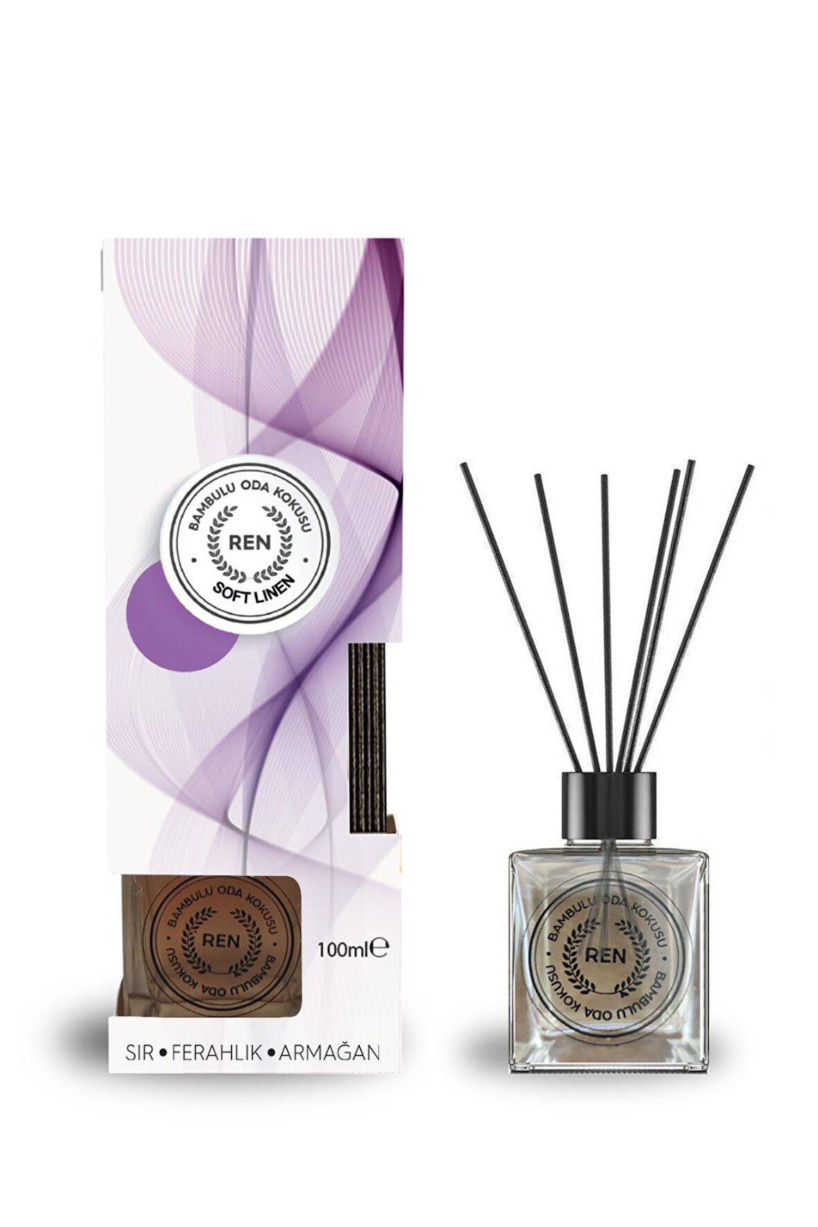 Soft Linen Bambu Çubuklu Oda Kokusu 100 ml Reed Diffuser