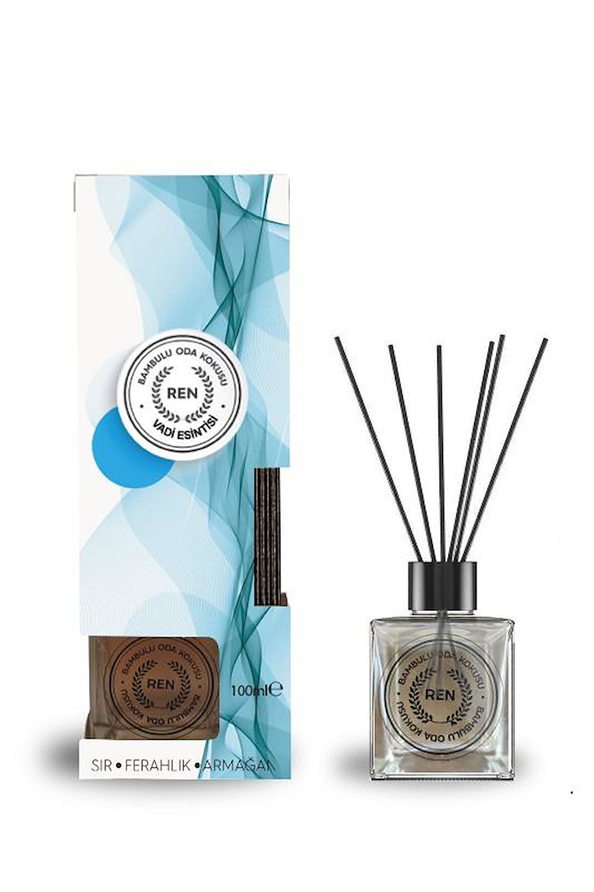 Vadi Esintisi Bambu Çubuklu Oda Kokusu 100 ml Reed Diffuser - Valley Breeze