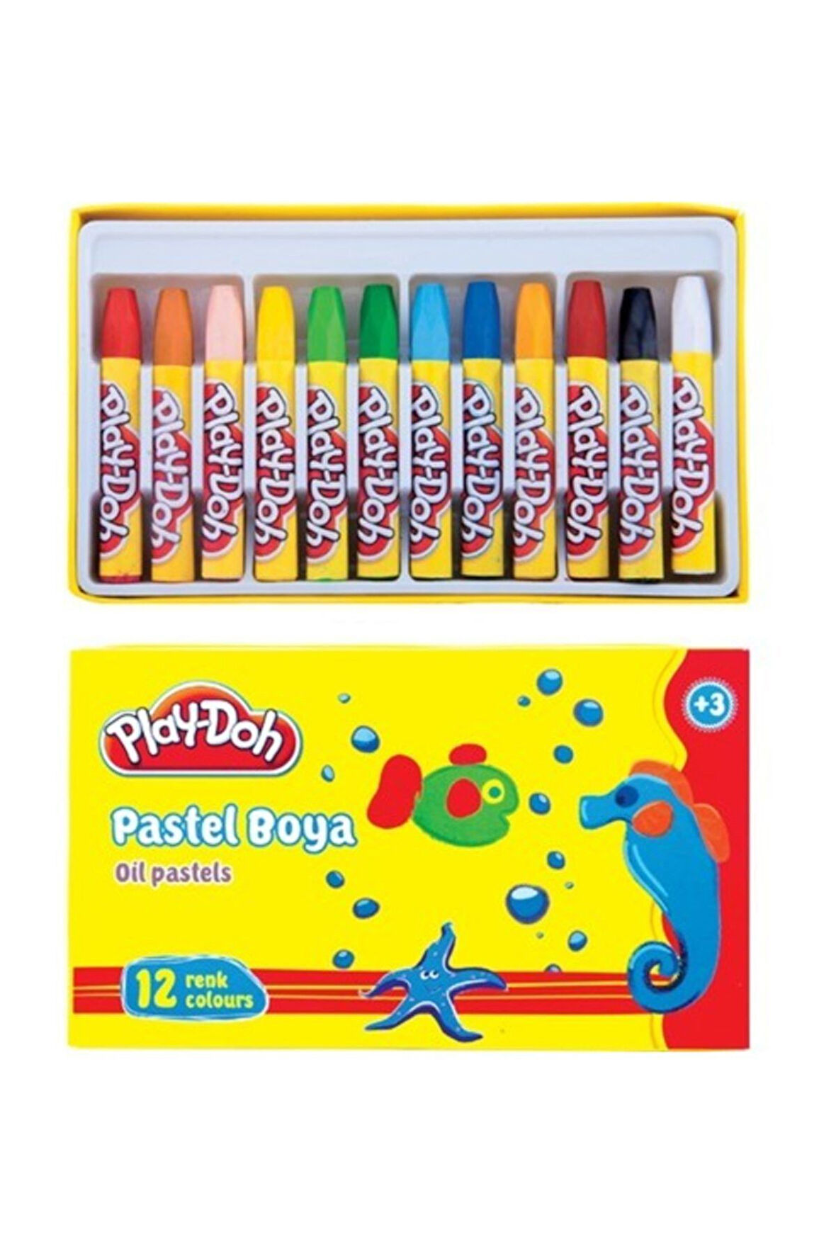 Playdoh Pastel Boya 12 Renk