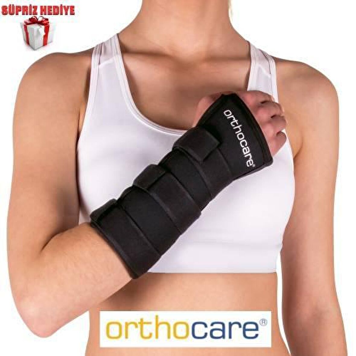 ORTHOCARE 4325/XLARGE SAĞ Termoplastik Destekli El Bilek Ateli