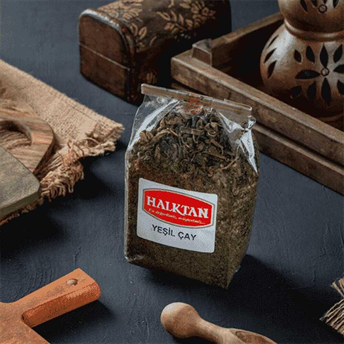 Halktan Organik Dökme Yeşil Çay 75 gr 