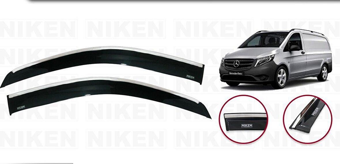 Mercedes vito cam rüzgarlığı kromlu 2015+ niken