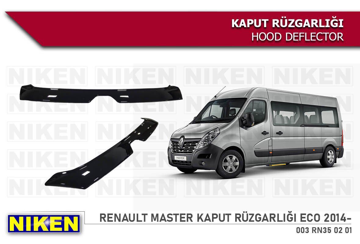 Renault master kaput rüzgarlığı koruyucu 2014+