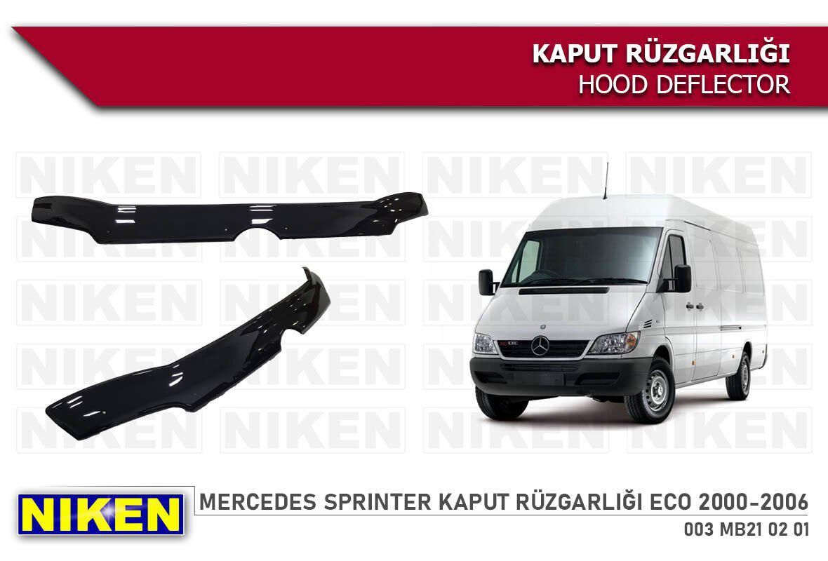 Mercedes sprinter kaput rüzgarlığı koruyucu 2000 / 2006