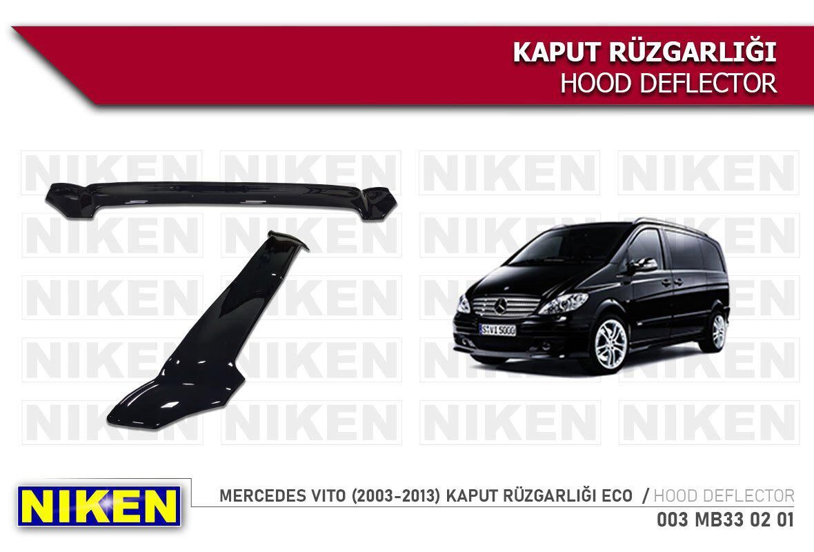 Mercedes vito kaput rüzgarlığı koruyucu 2003 / 2013