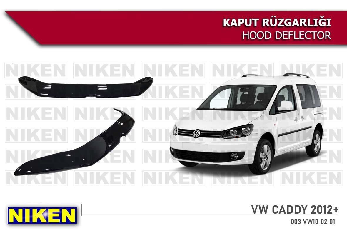 Vw caddy kaput rüzgarlığı koruyucu 2012+