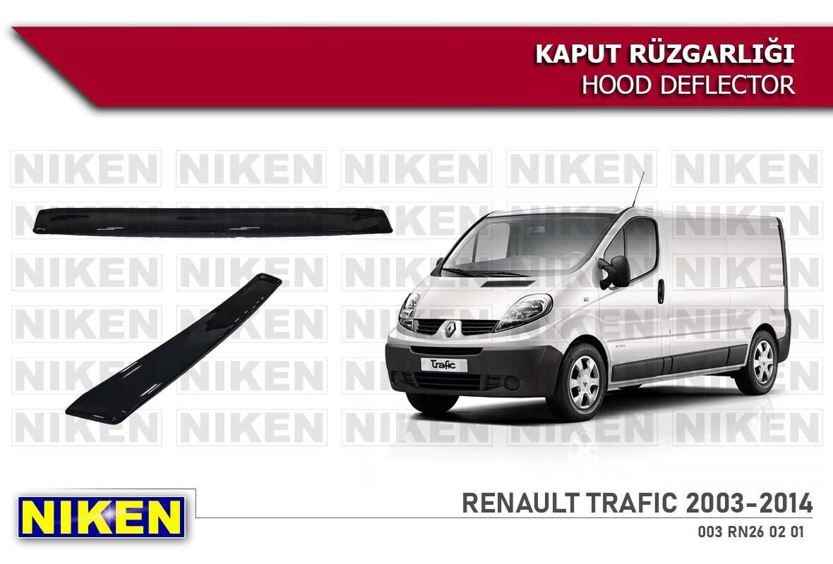 Renault trafic kaput rüzgarlığı koruyucu 2001 / 2014