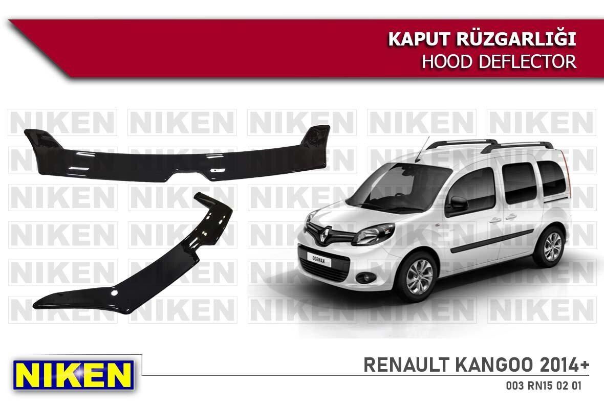 Renault kangoo kaput rüzgarlığı koruyucu 2014+