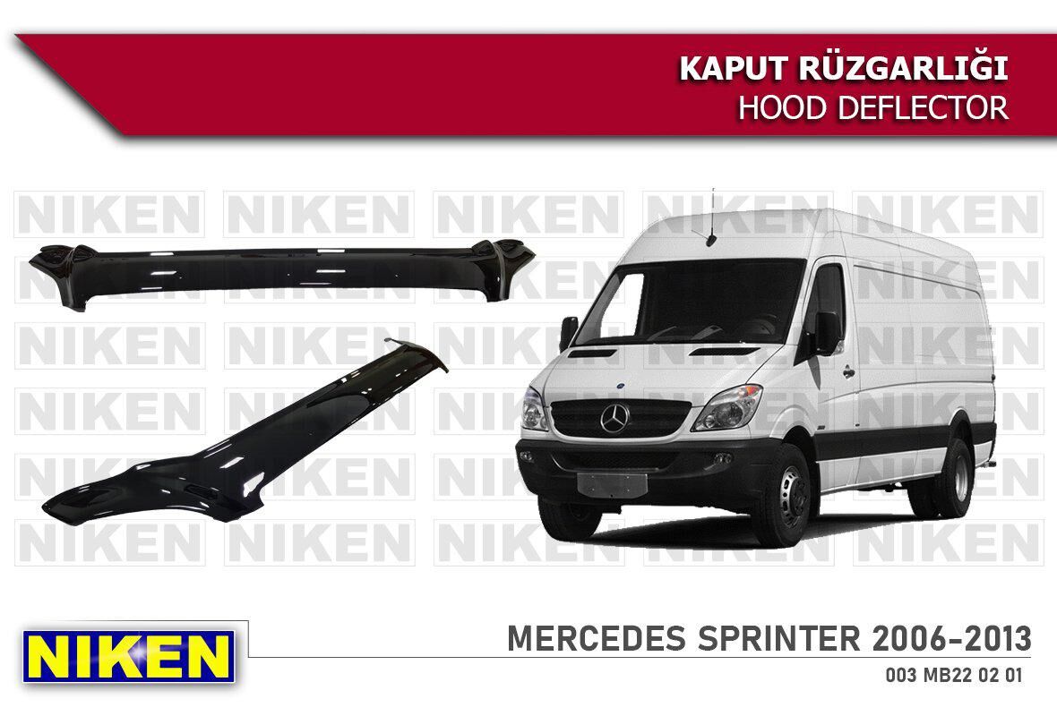 Mercedes sprinter kaput rüzgarlığı koruyucu 2006 / 2013