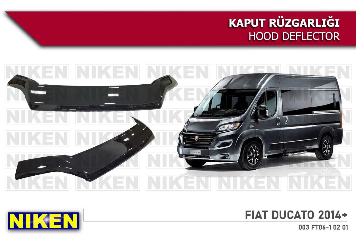 Fiat ducato kaput rüzgarlığı koruyucu 2014+