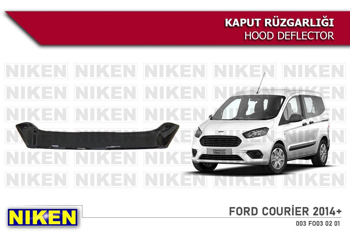 Ford courier kaput rüzgarlığı koruyucu 2014+