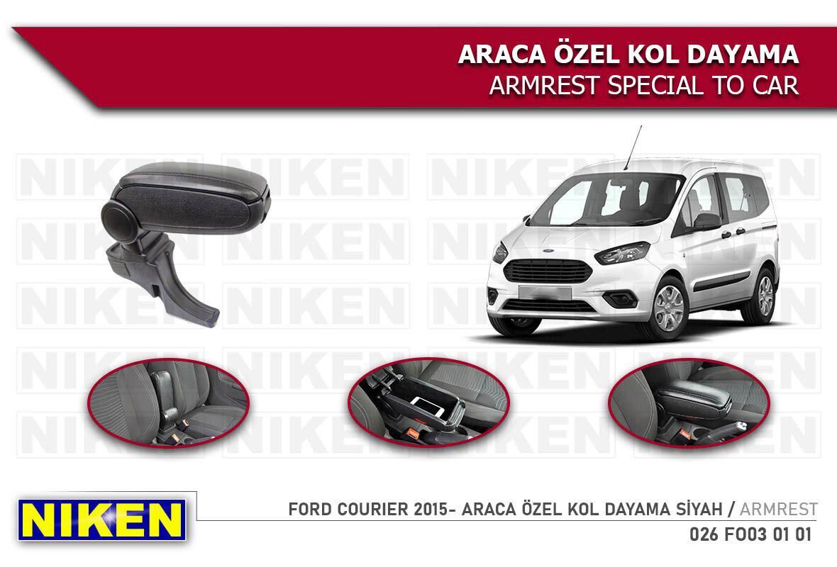 Ford courier kol dayama kolçak vidasız konsol niken