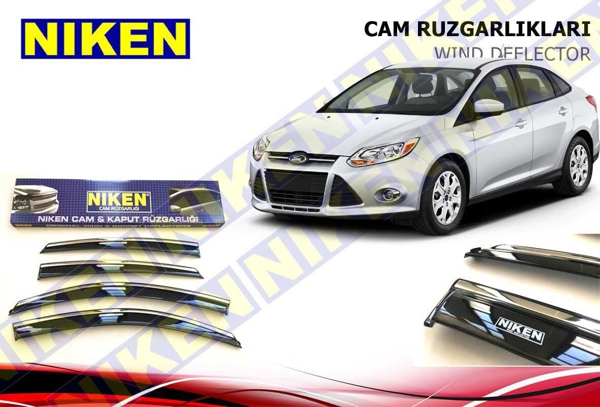 Ford focus 3 cam rüzgarlığı kromlu 2015+ niken