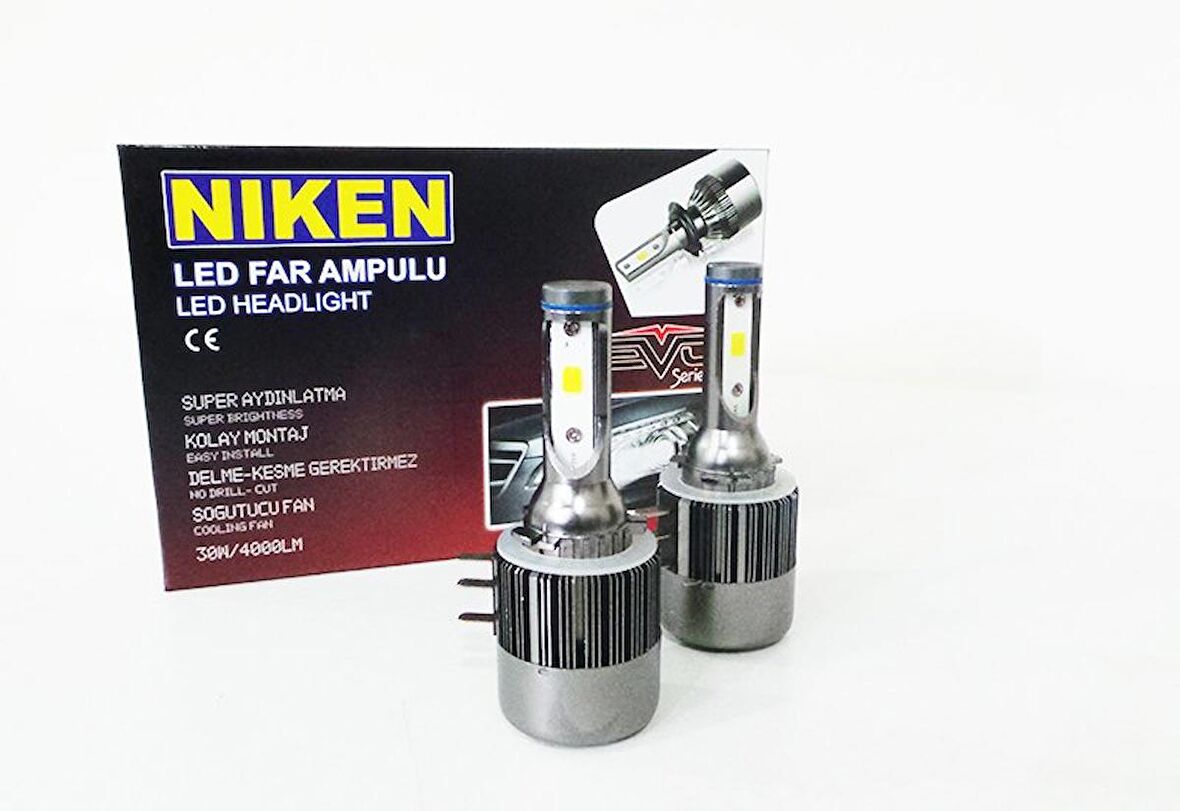 H15 led xenon far aydınlatma seti şimşek etkili niken evo 8000lm