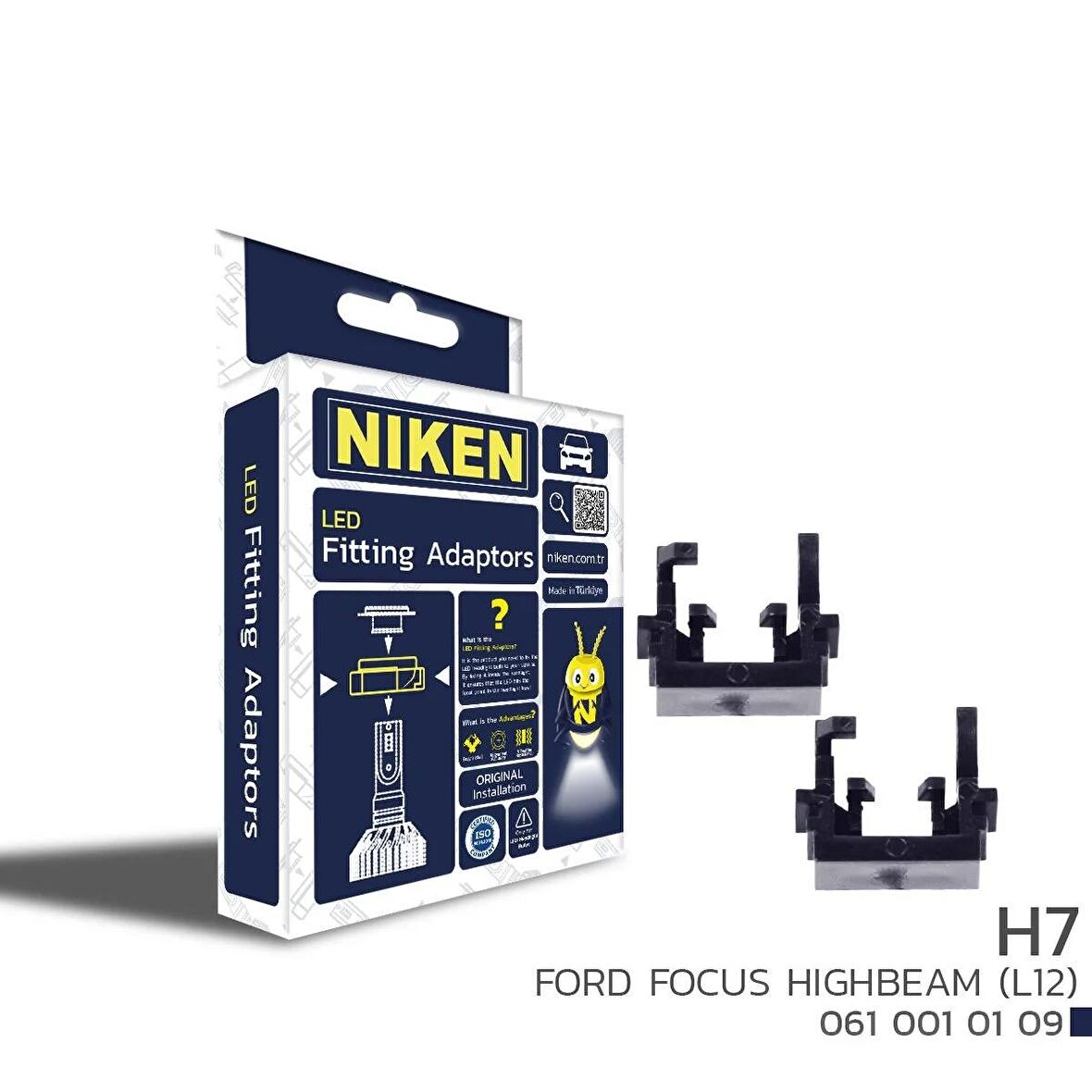 H7 FORD FOCUS HIGHBEAM(L12 Led xenon montaj aparatı adaptörü