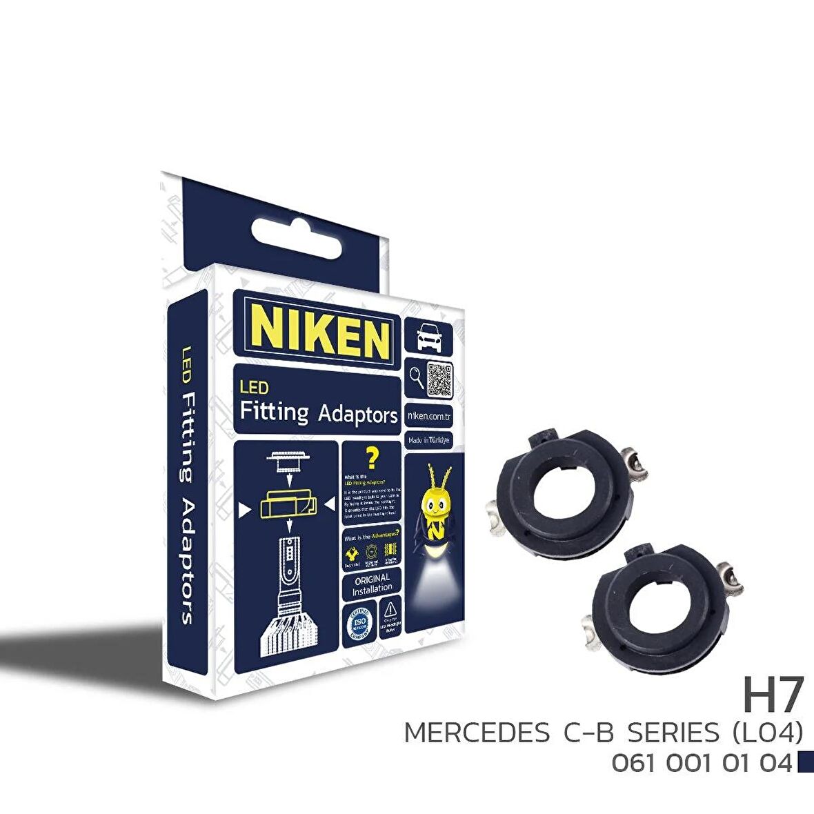 H7 MERCEDES C-B SERI (L04) Led xenon montaj aparatı adaptörü