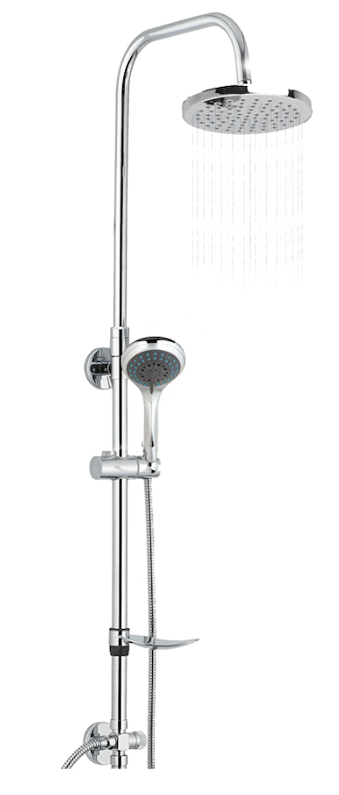 Adnoss GPD Dst23 Tepe Duş Seti (5 FONKSİYONLU EL DUŞU Ø250)