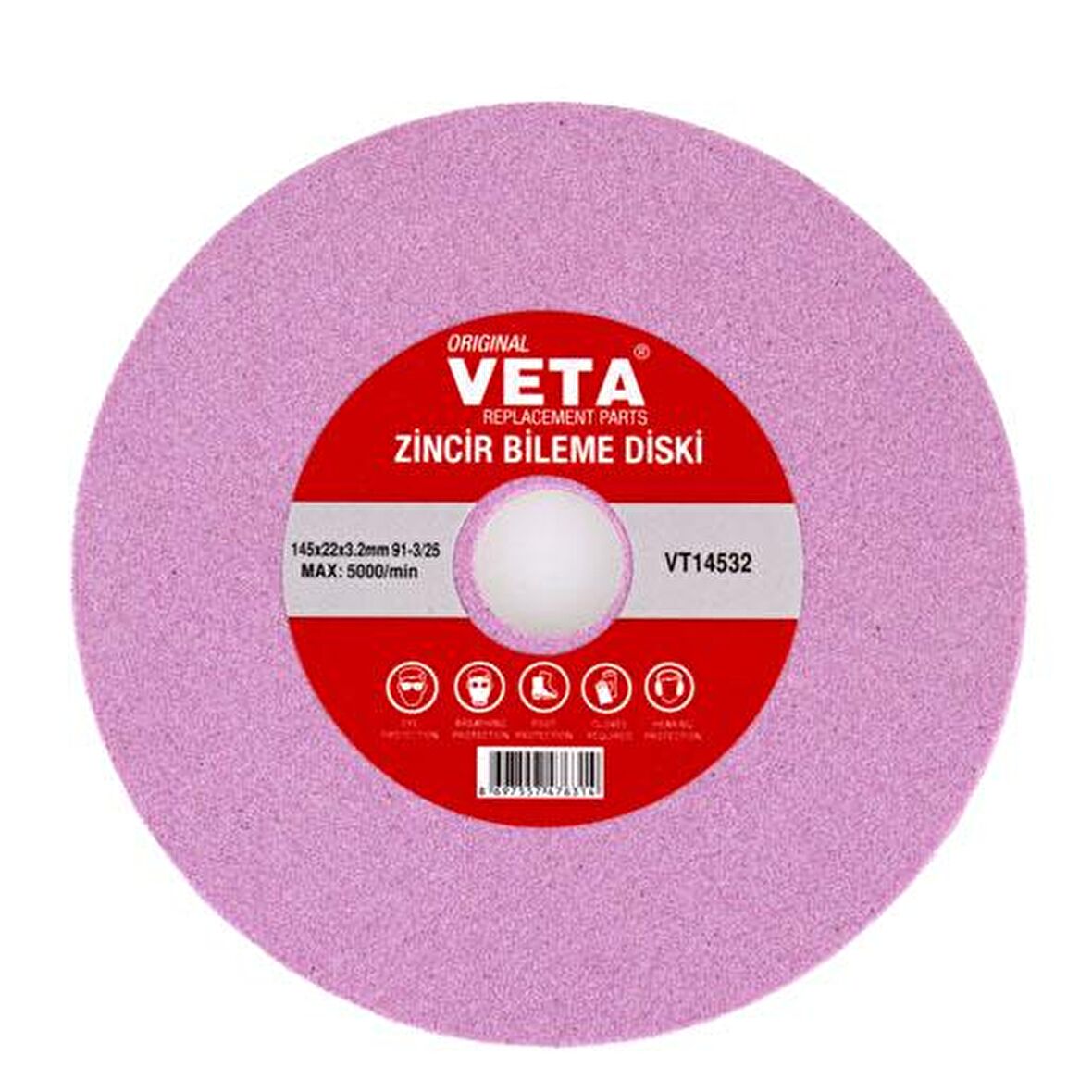 Veta VT14532 Zincir Bileme Diski 145x22x3.2 mm 91-3.25