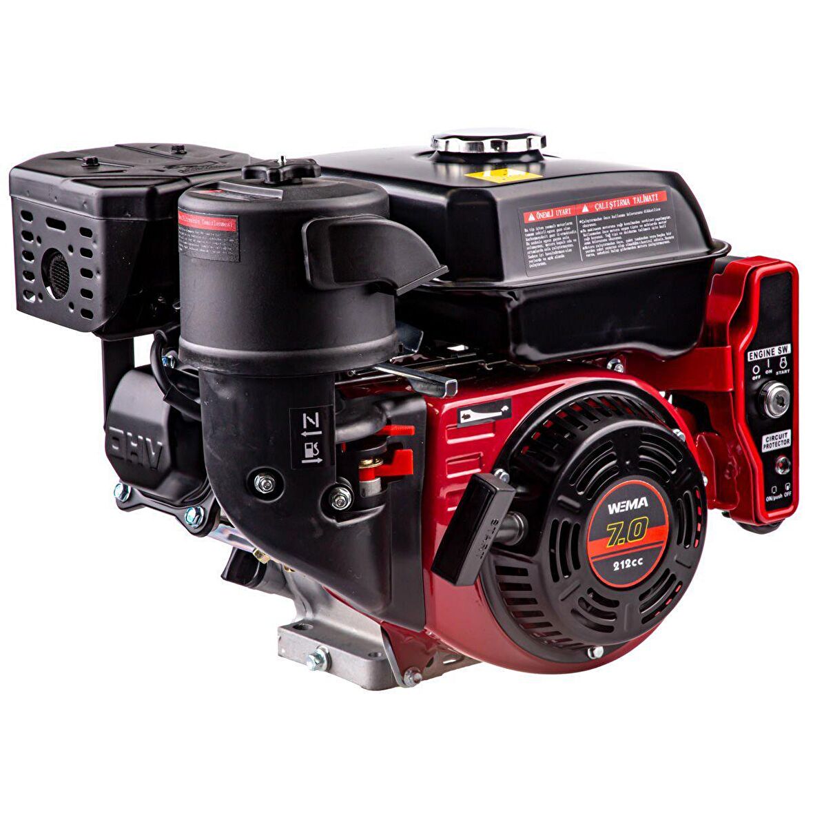 Weima WM170FE-Q Tek Motor Marşlı Benzinli 7.0Hp - Kamalı