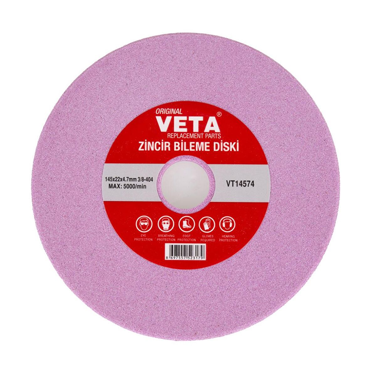 Veta VT14574 Zincir Bileme Diski 145x22x4.7 mm 3/8-404