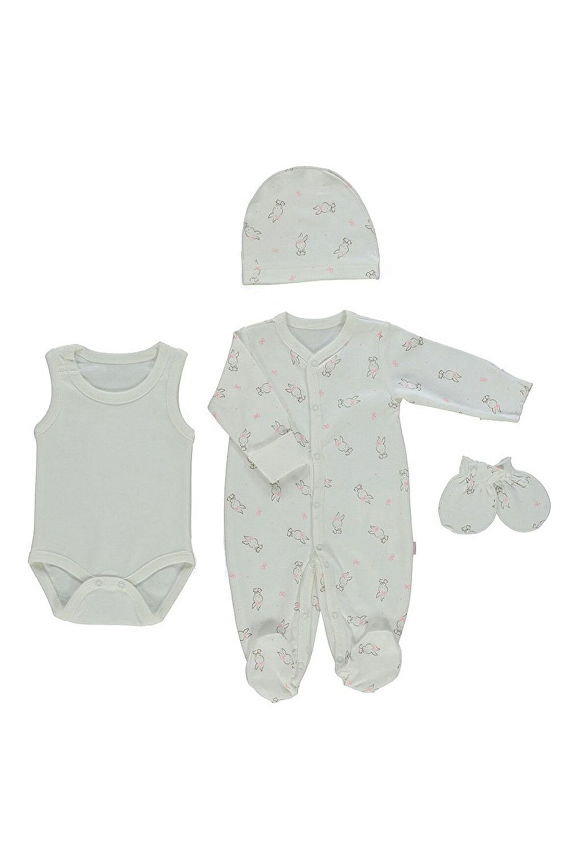 Z525 Rabbits 4'lü Penye Tulum Seti