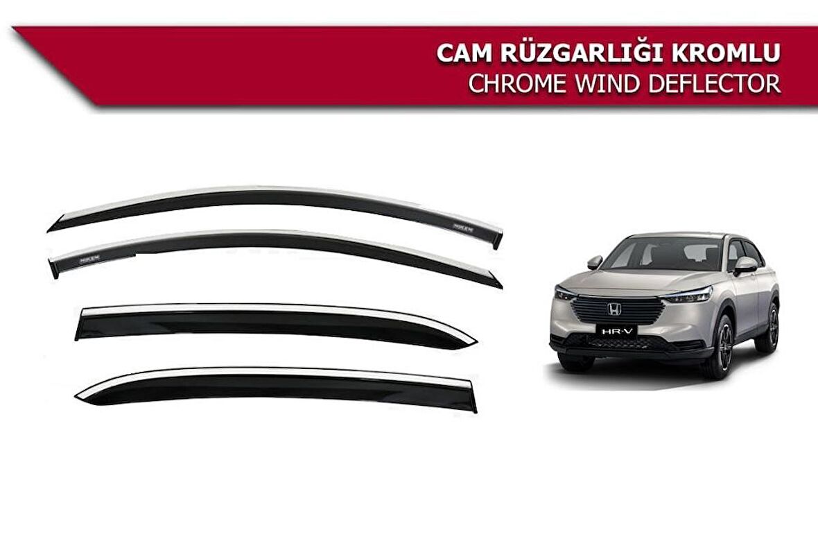 Honda hrv cam rüzgarlığı kromlu niken 2021+