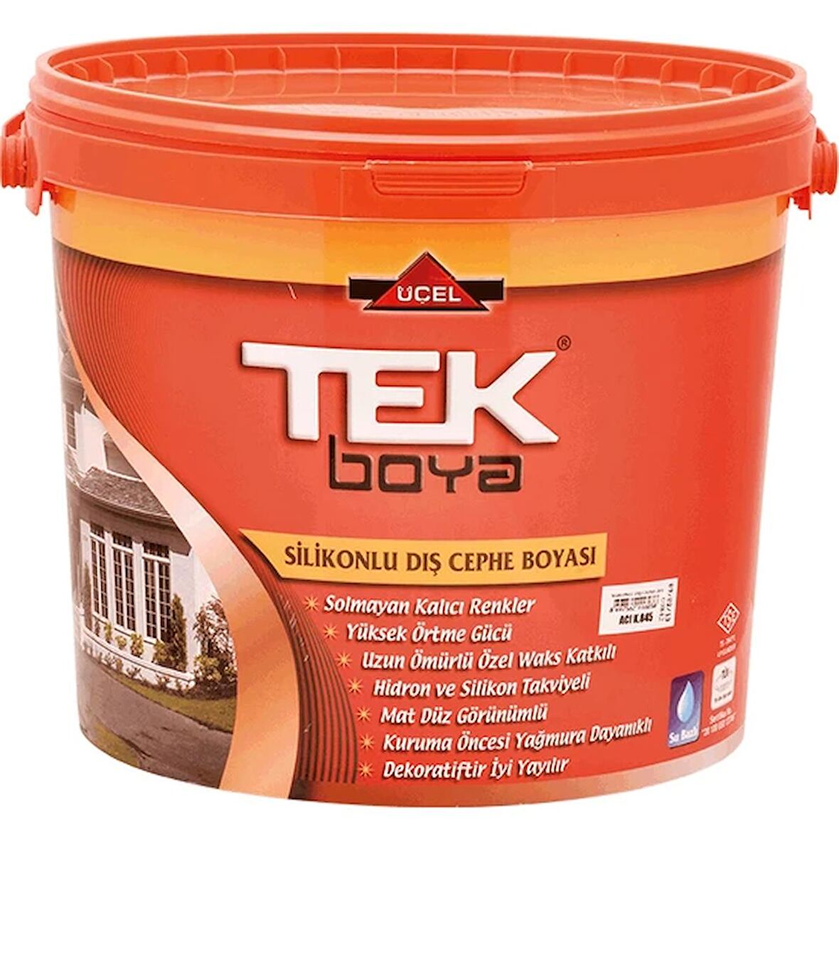 TEK SİLİKONLU DIŞ CEPHE BOYASI 7.5LT 10 KG