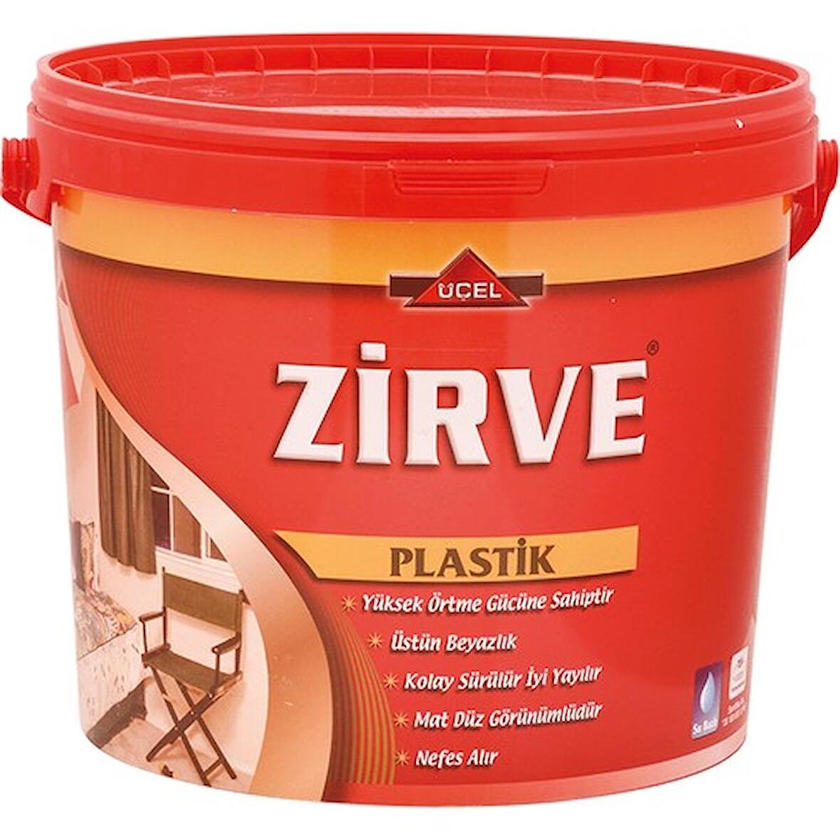 TEK ZİRVE PLASTİK BOYA BEYAZ 10 KG