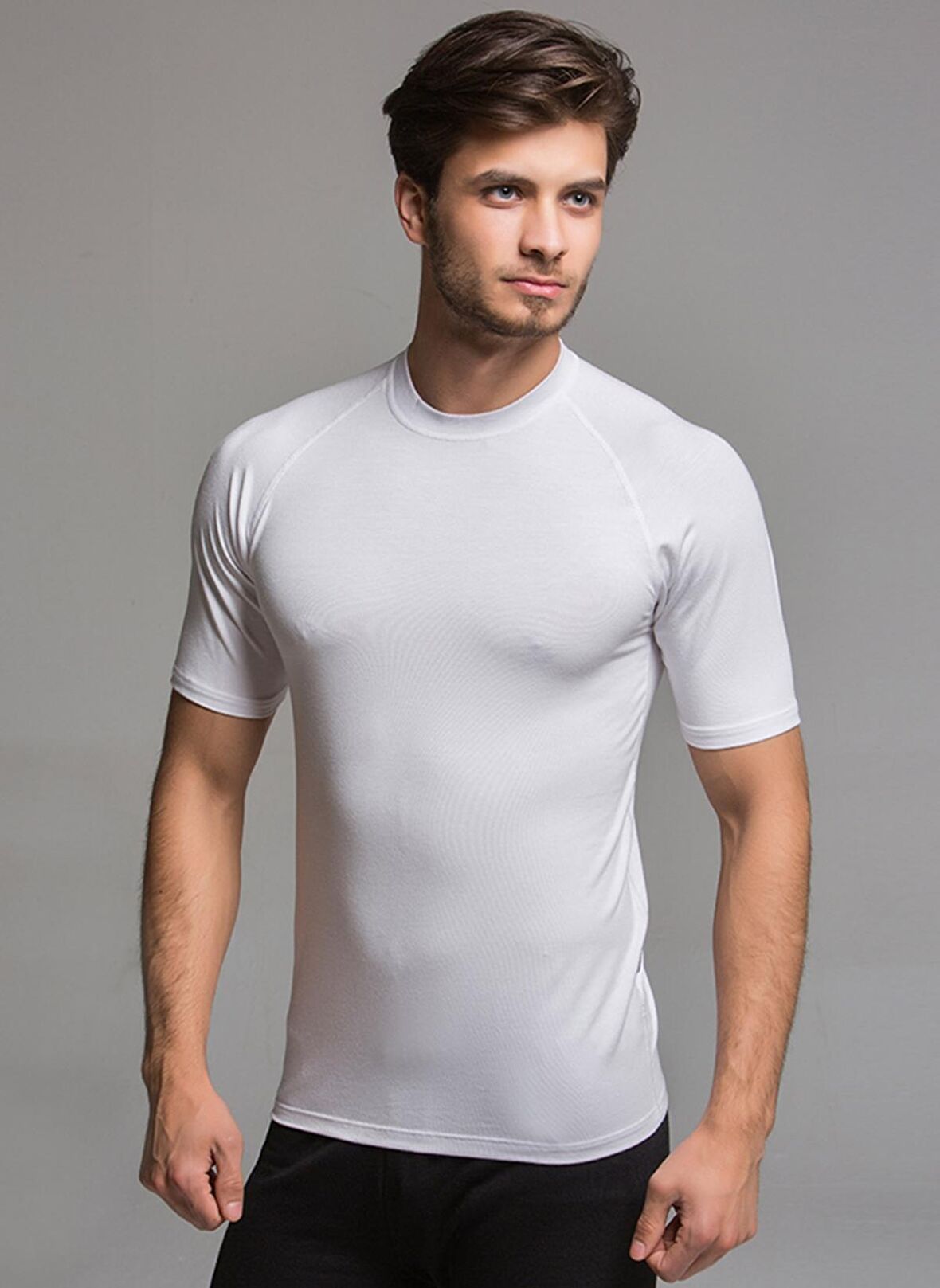 Thermoform Beyaz Erkek Üst İçlik HZTB16002