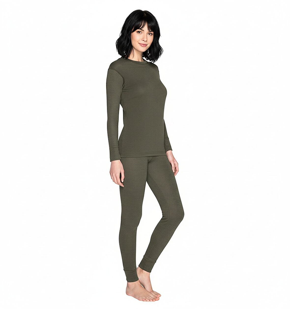 Thermoform Heavy Unisex Termal İçlik HAKİ