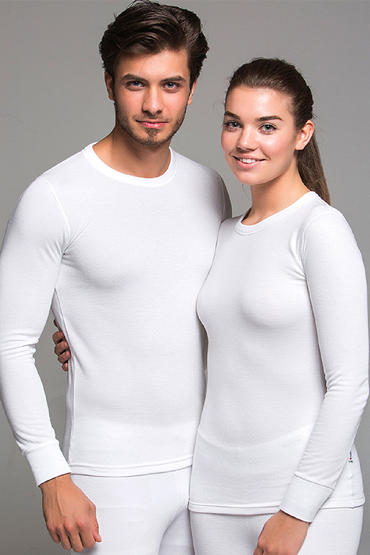 Thermoform Heavy Yetıskin Uzun Kol Fanila BEYAZ