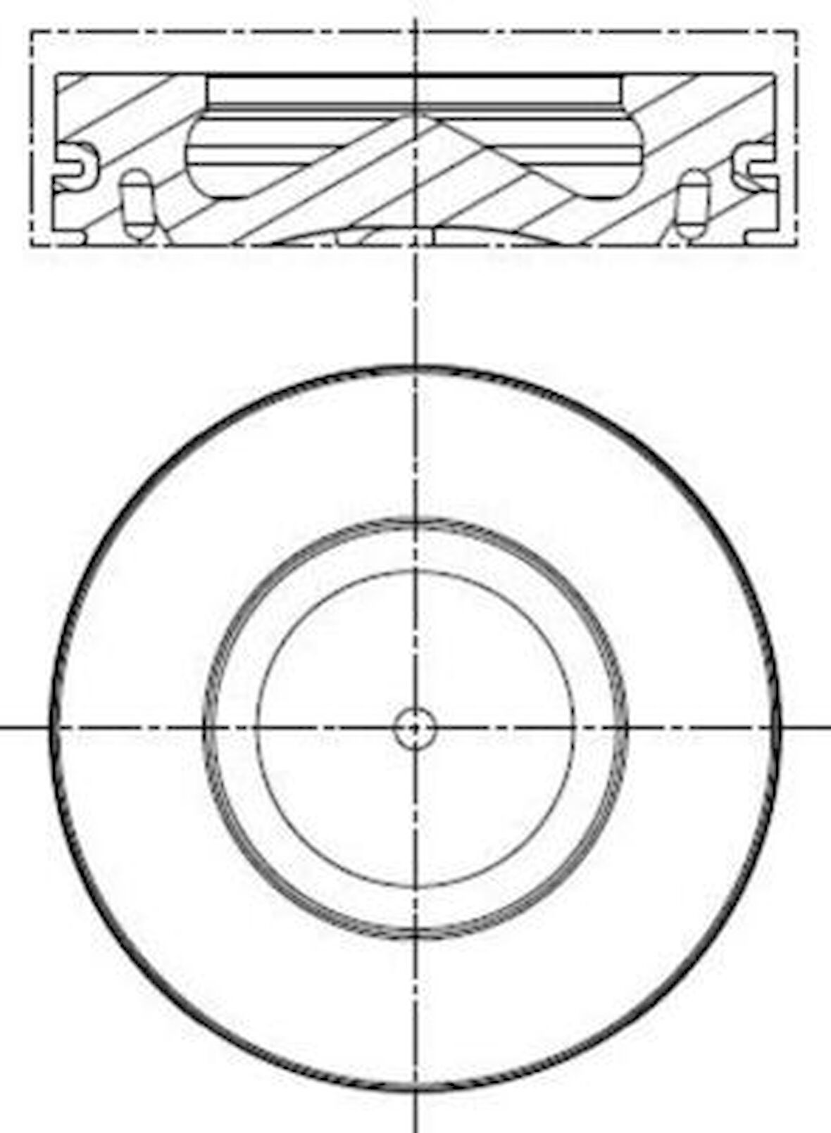 Bmw Piston Segman 0,50mm Bmw (n47, 84,50mm, Euro 4) E81 E82 E87 E88 E90 E92 E93 E60 E83 - Mahle 081pi00100002
