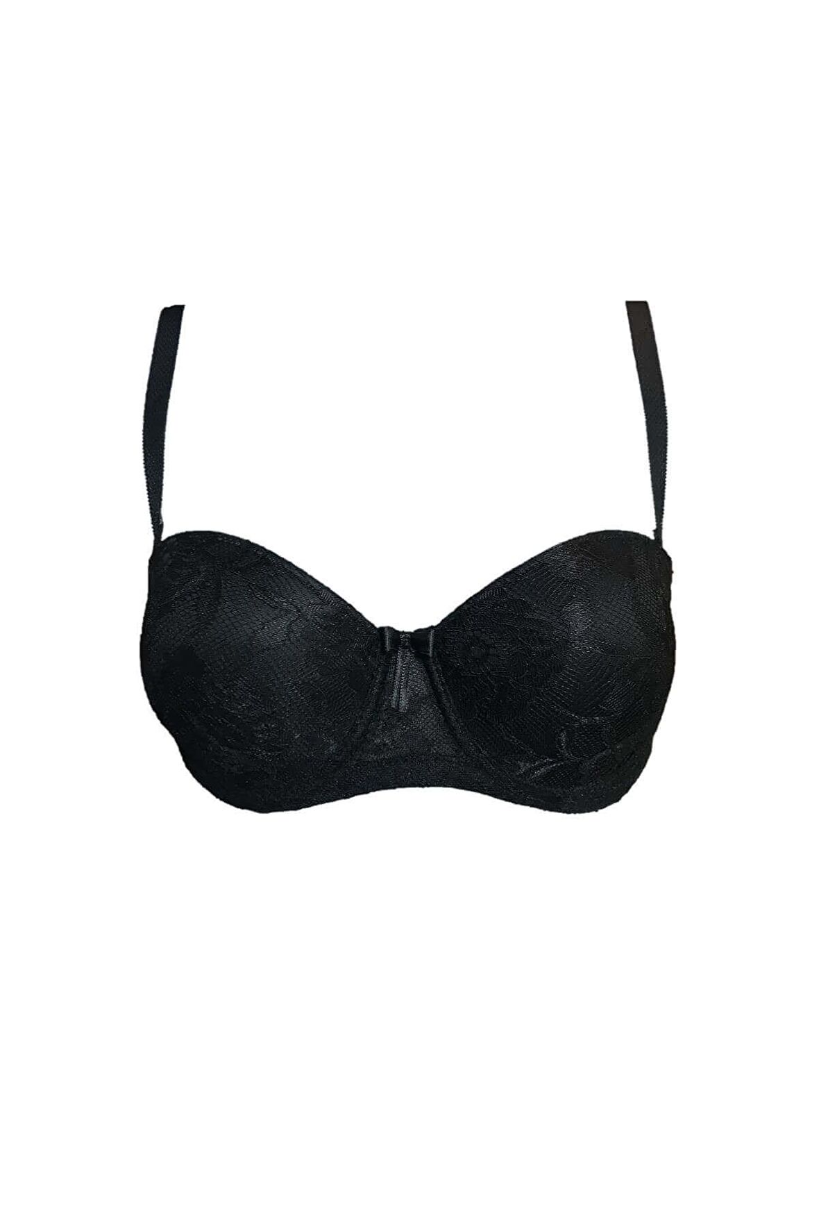 Bella Donna 11035 Dantelli Destekli Push-Up Straplez Sütyen