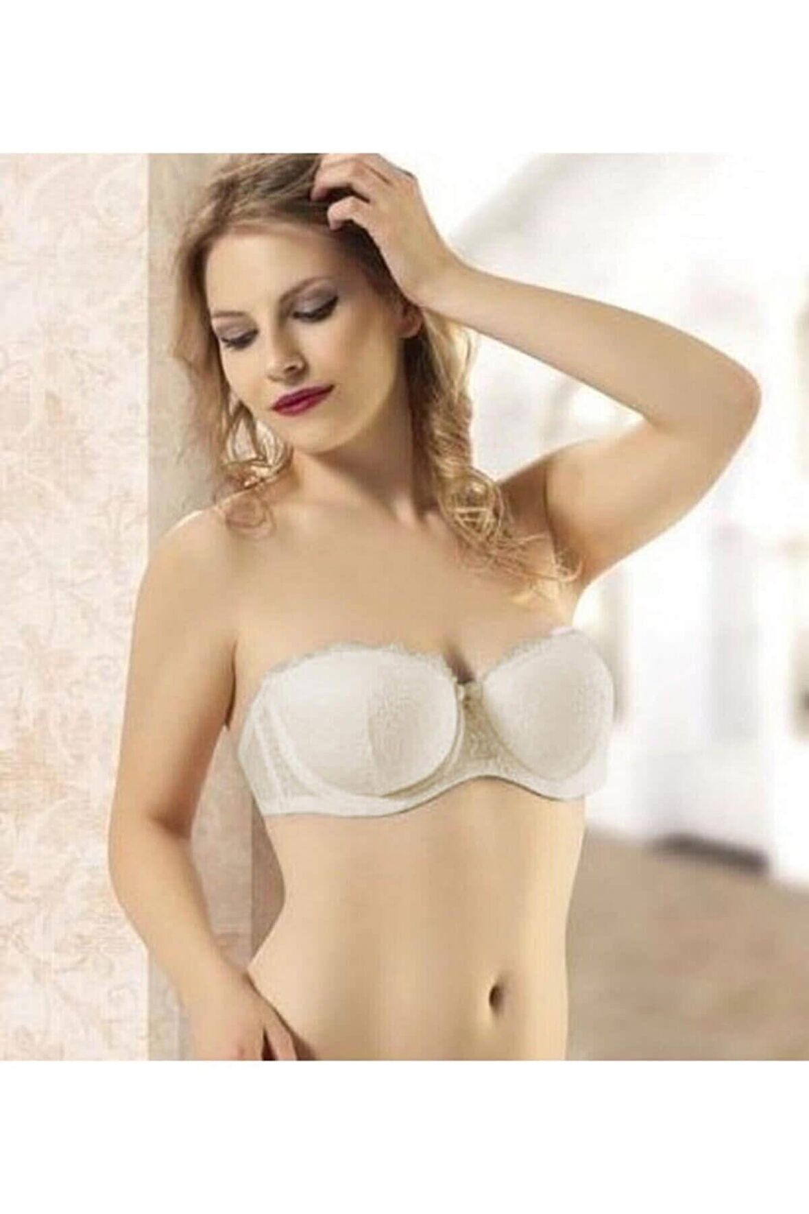 Bella Donna 11039 Straplez Destekli Push Up Balenli Sütyen