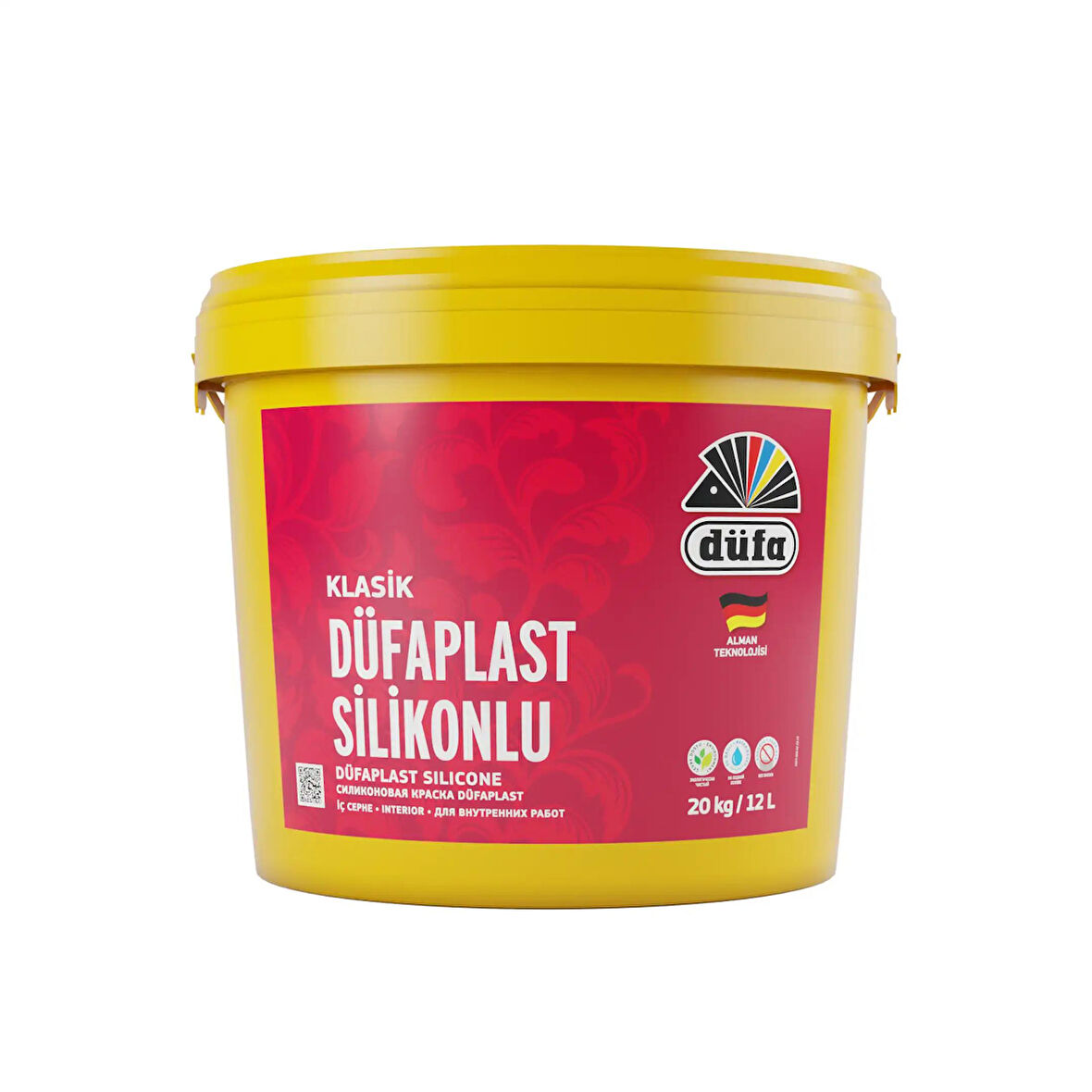 Düfa Klasik Düfaplast Silikonlu İç Cephe Duvar Boyası 1224 Vanilya 12 l