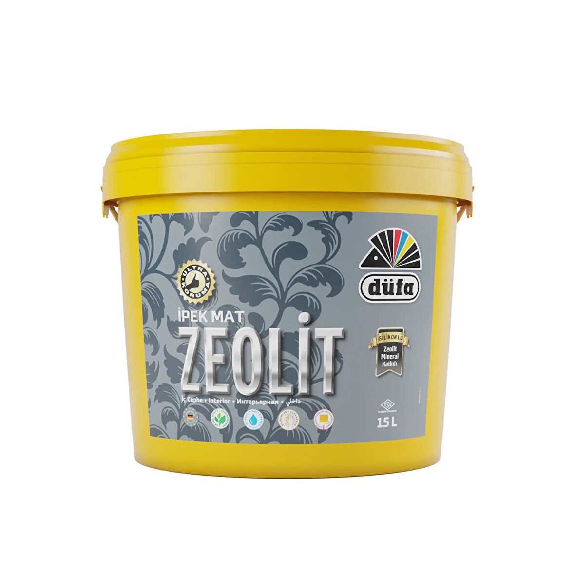 Düfa Zeolit İpek Mat İç Cephe Duvar Boyası 1179 Kum Beji 15 l