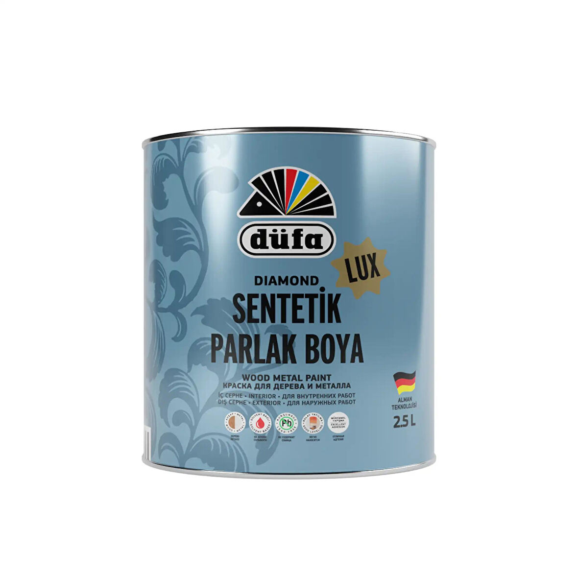 Düfa Diamond Sentetik Parlak SonKat Boya Beyaz 2.5 l
