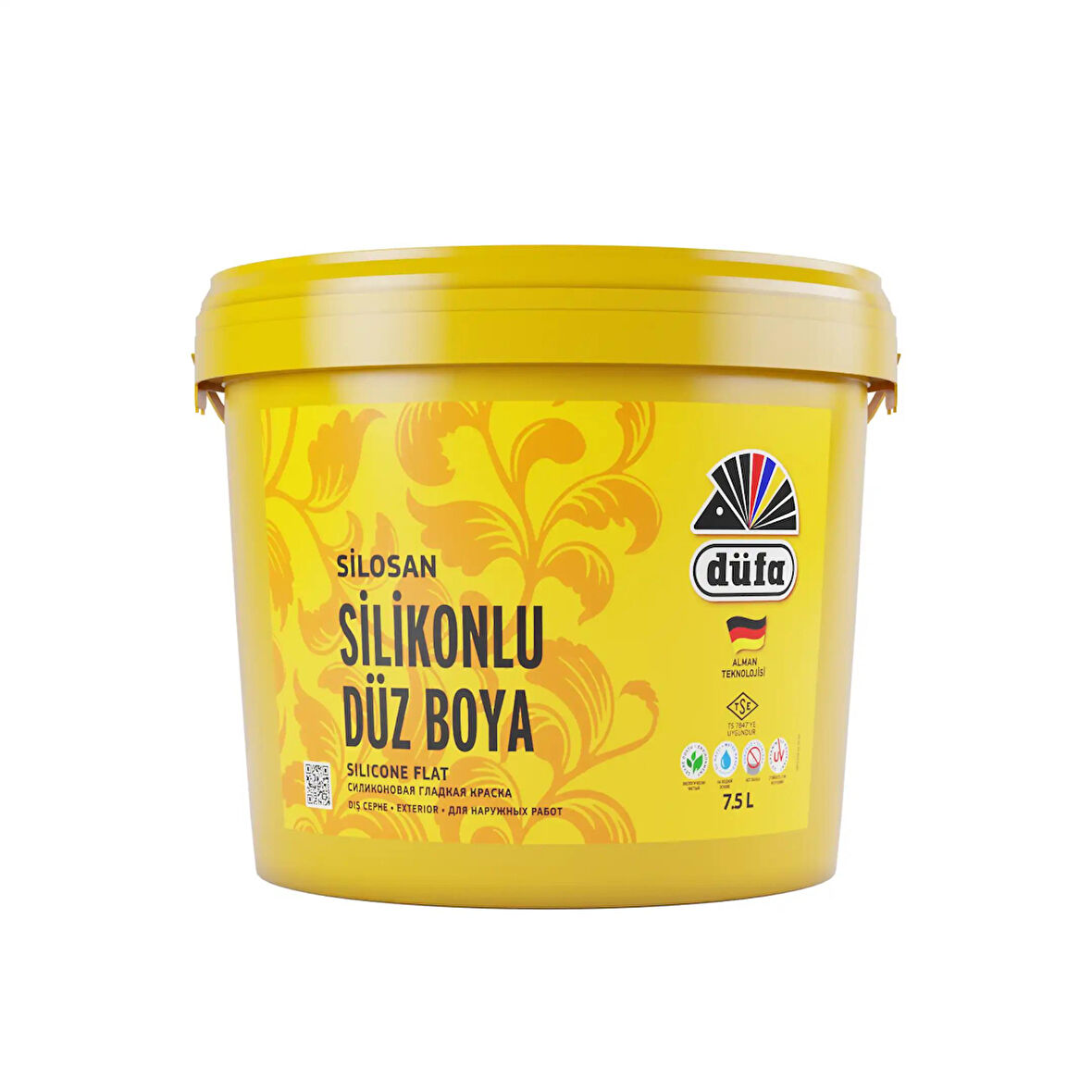 Düfa Silikonlu Düz Dış Cephe Duvar Boyası 4853 Aden 7.5 l