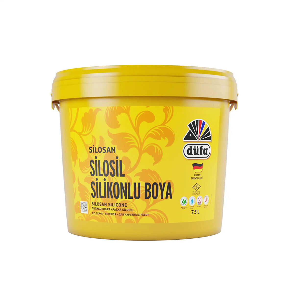 Düfa Silosil Silikonlu Dış Cephe Duvar Boyası 2158 Koyu Krem 7.5 l