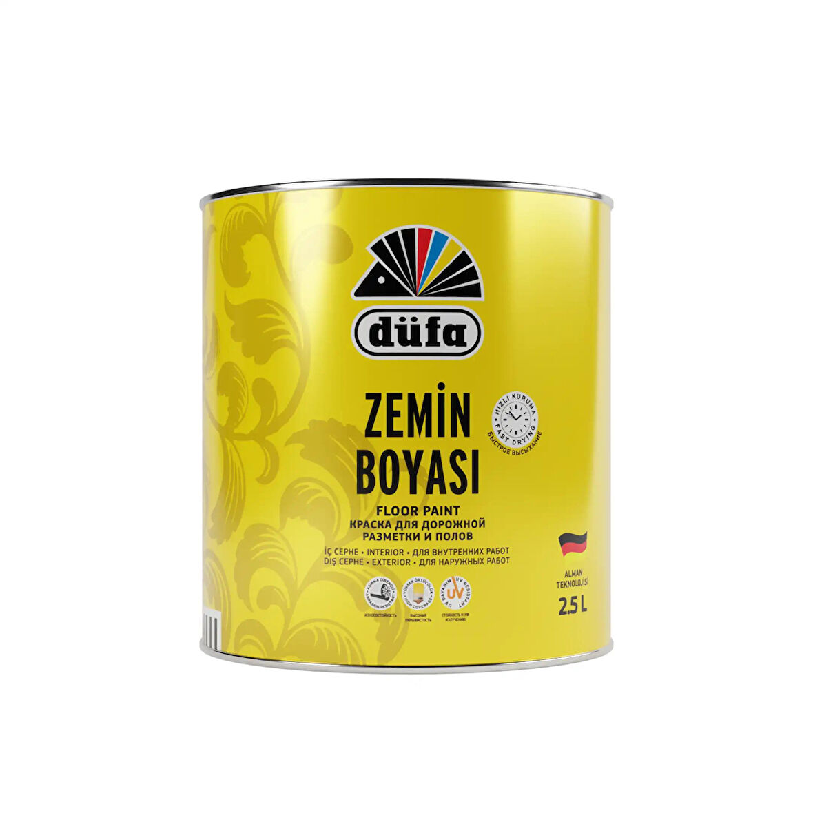 Düfa Zemin Boyası 7035 Uçuk Gri 2.5 l