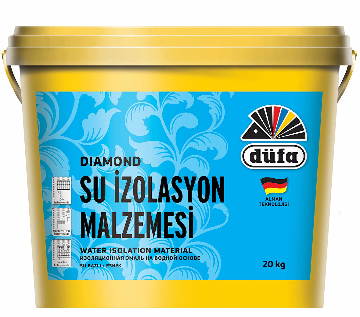 Düfa Diamond Su Kesici İzolasyon 1 Kg Beyaz