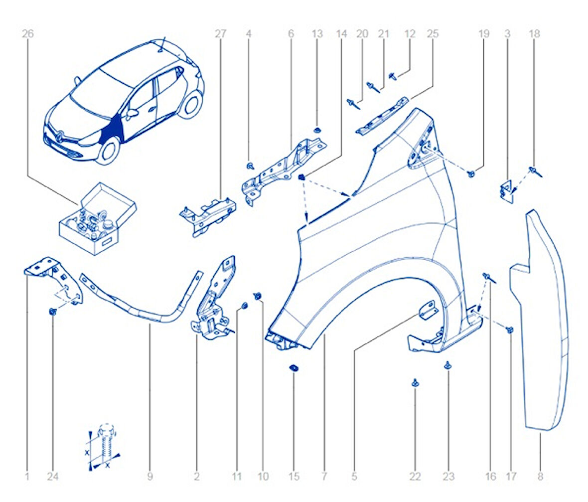 Ford Panel Komple - Kapı Trimi - Panel Komple - Kapı Trimi - F1eb A27407 Eb1f50