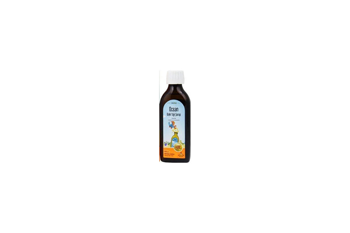 Ocean Omega 3 Portakallı Balık Yağı Şurubu 150 ml - Kutusuz