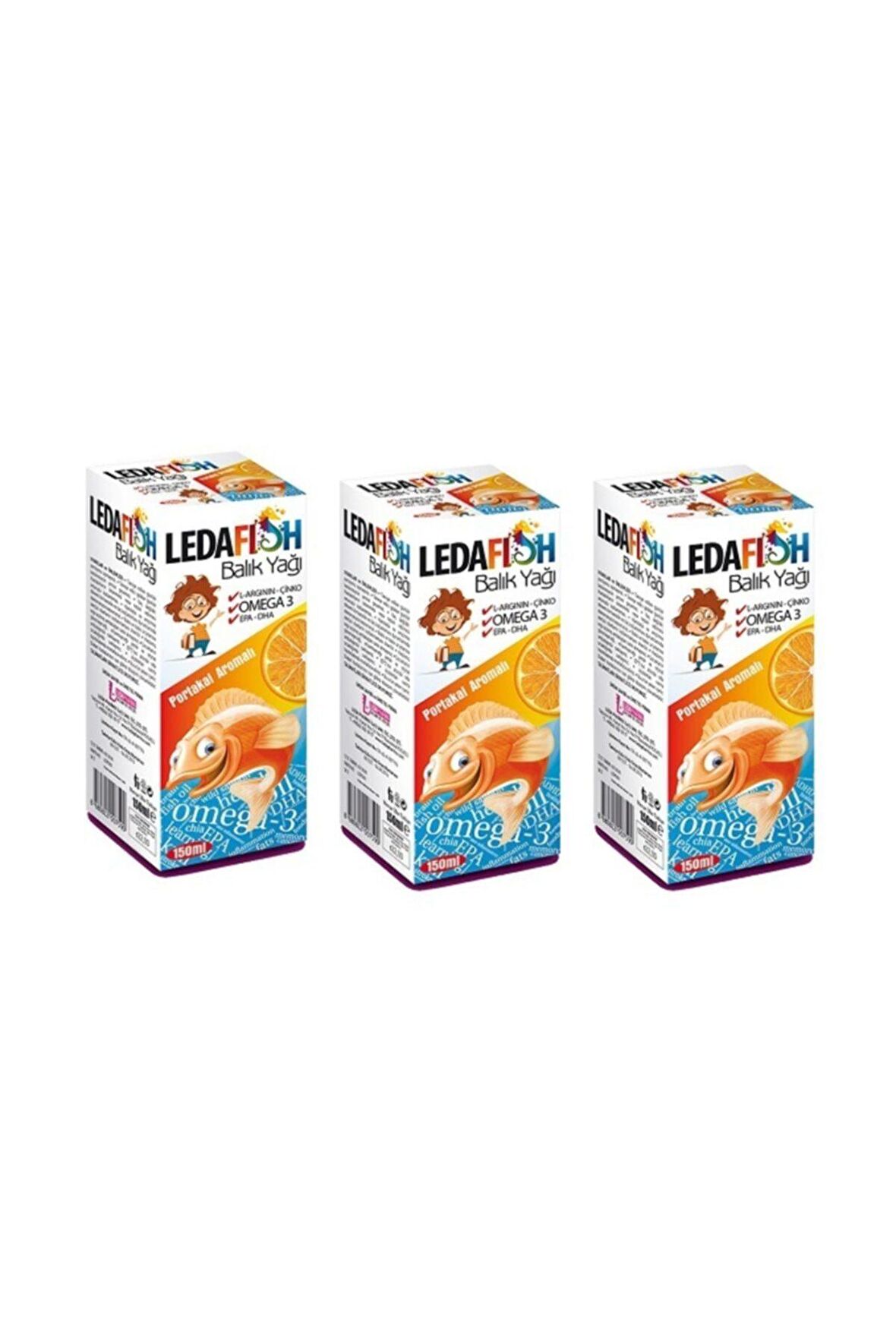 Ledafish Balık Yağı 150 ml 3 Adet