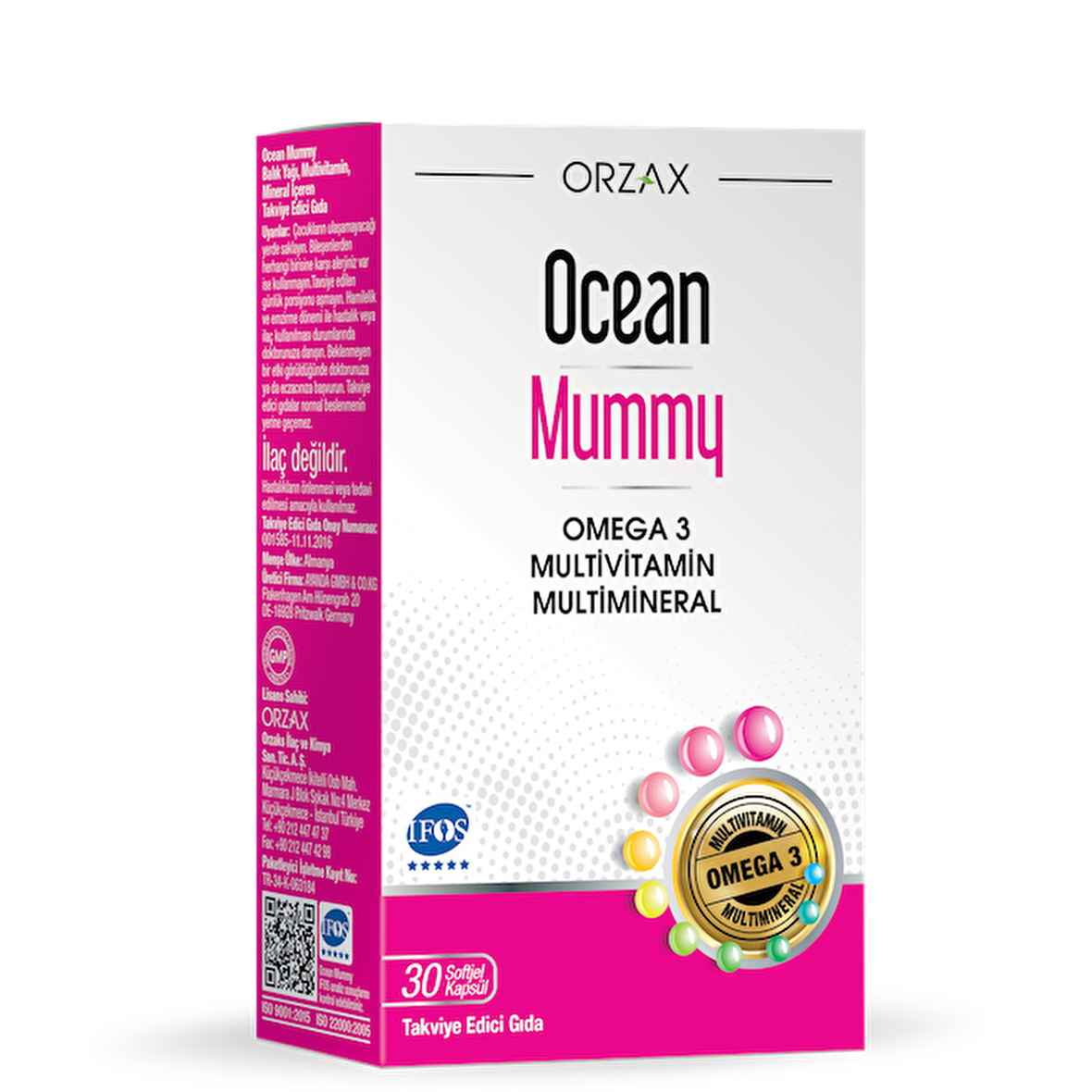 Orzax Ocean Mummy 30 Kapsül