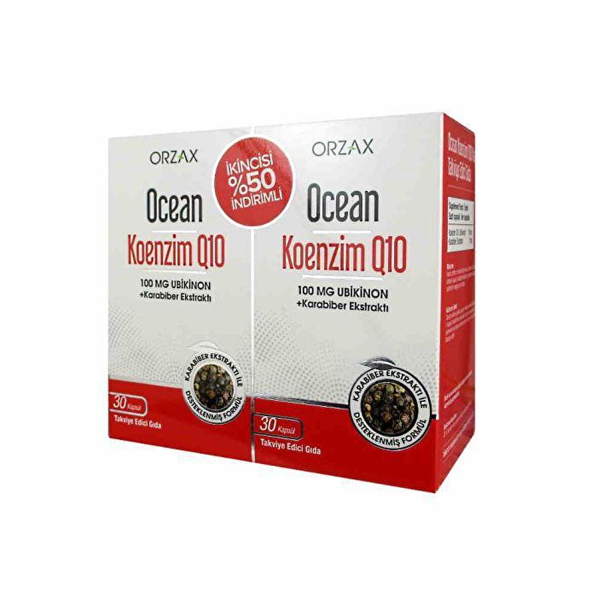 Orzax Ocean Keonezim Q10 30 Kapsül | İkincisi %50 İndirimli