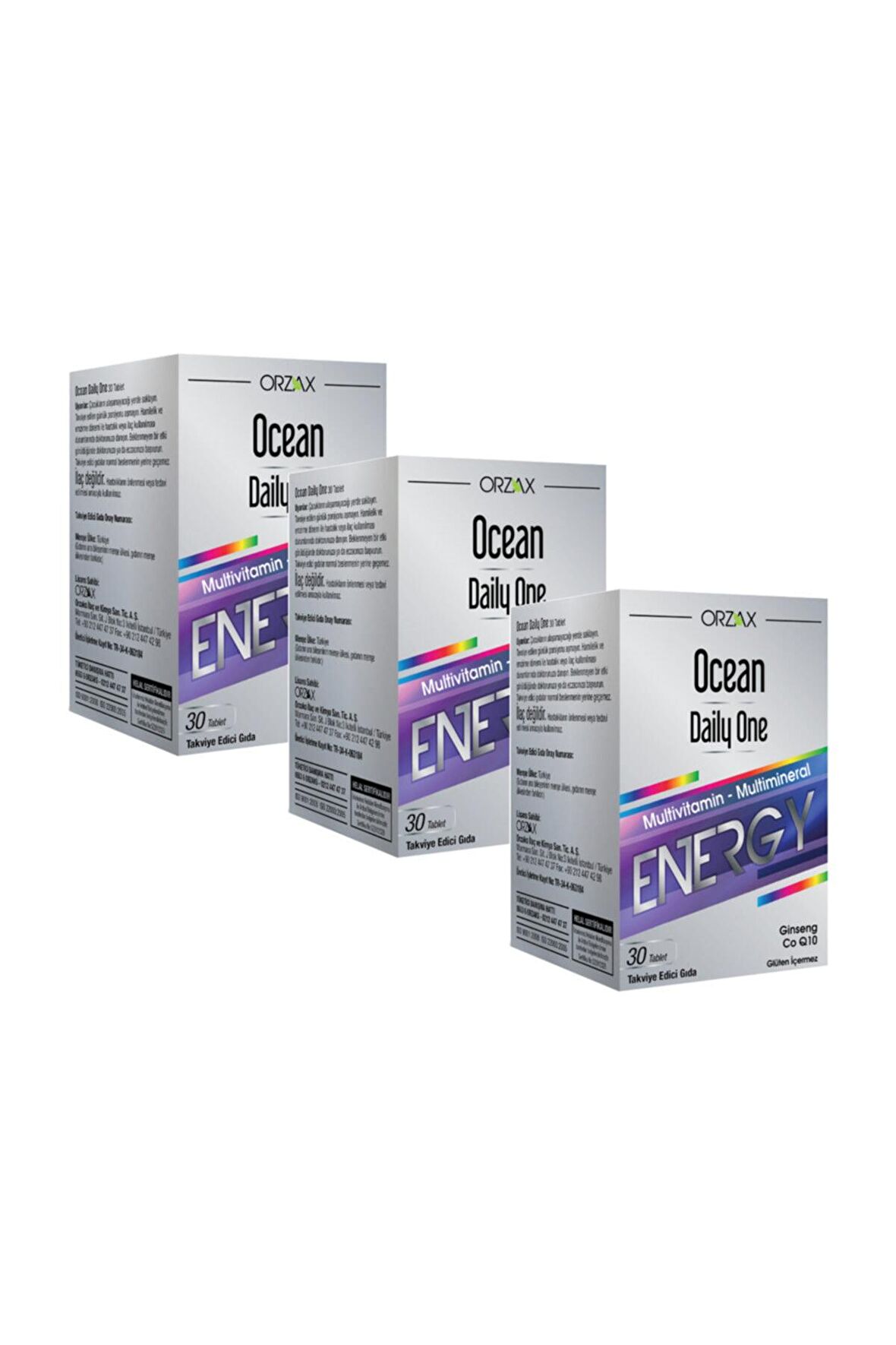 Ocean Daily One Energy 30 Tablet 3 Kutu